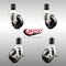 Service Caster 3 Inch 316SS Soft Rubber Swivel 1-3/4 Inch Expanding Stem Caster Brake SCC, 2PK SCC-SS316EX20S314-SRS-2-TLB-2-134 - alternate 3